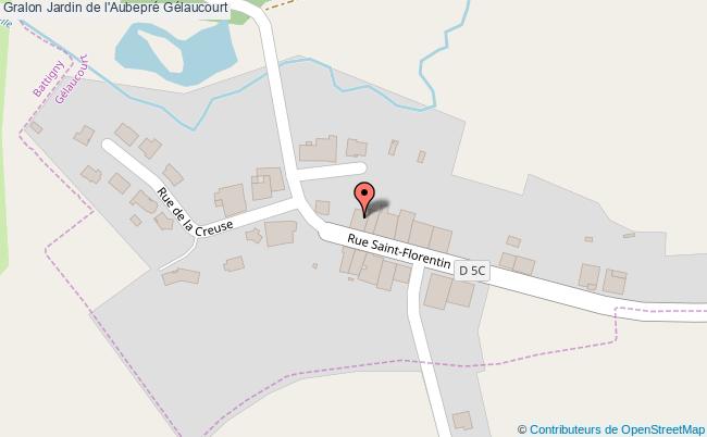 plan Jardin De L'aubepré Gélaucourt Gélaucourt