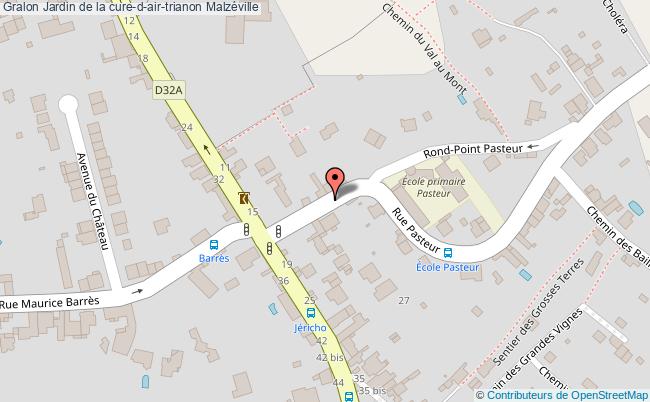 plan Jardin De La Cure-d-air-trianon Malzéville Malzéville