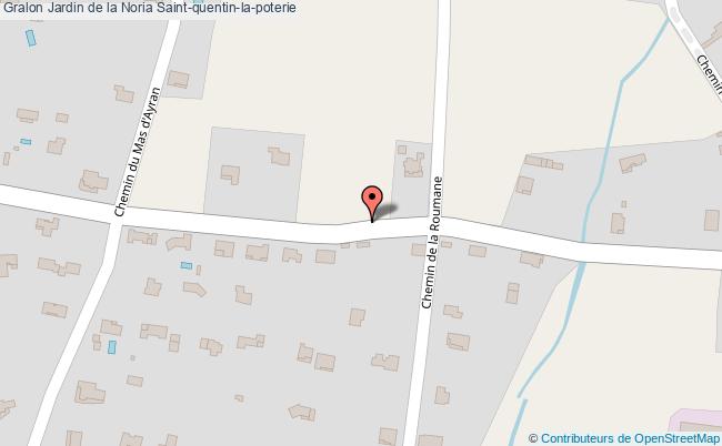 plan Jardin De La Noria Saint-quentin-la-poterie Saint-quentin-la-poterie