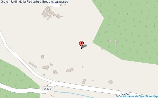 plan Jardin De La Pisciculture Bréau-et-salagosse Bréau-et-salagosse