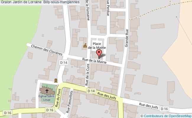 plan Jardin De Lorraine  Billy-sous-mangiennes Billy-sous-mangiennes