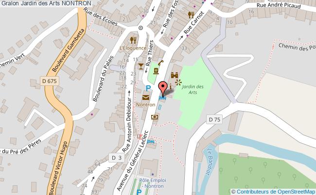 plan Jardin Des Arts Nontron NONTRON