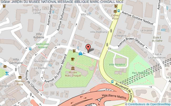 JARDIN DU MUSEE NATIONAL MESSAGE BIBLIQUE MARC CHAGALL