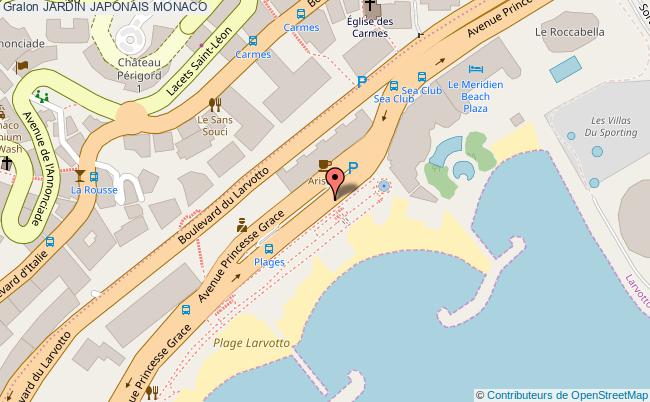 plan Jardin Japonais Monaco MONACO