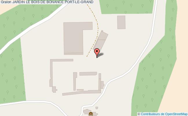 plan Jardin Le Bois De Bonance Port-le-grand PORT-LE-GRAND