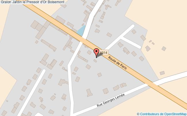 plan Jardin Le Pressoir D'or Boisemont Boisemont