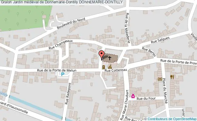 plan Jardin Médiéval De Donnemarie-dontilly Donnemarie-dontilly DONNEMARIE-DONTILLY