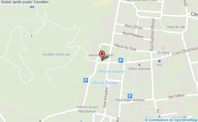 plan Jardin Public Cavaillon Cavaillon