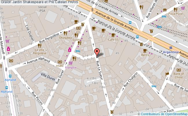 Jardin Shakespeare et Pré Catelan