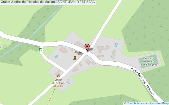 plan Jardins De L'hospice De Malrigou Saint-jean-d'estissac SAINT-JEAN-D'ESTISSAC