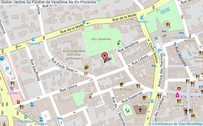 Jardins du Pavillon de Vendôme