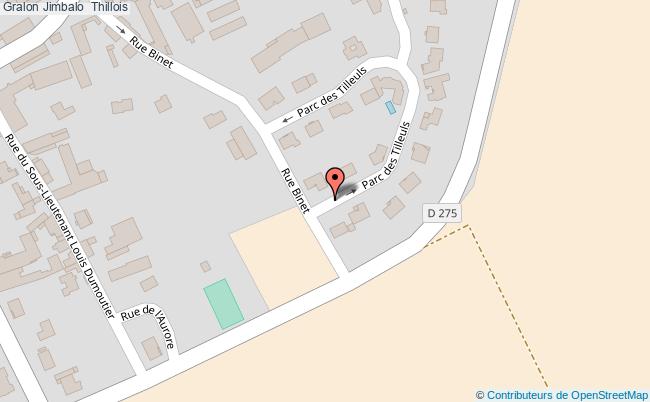 plan Jimbalo  Thillois Thillois