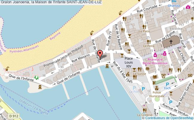 plan Joanoenia, La Maison De L'infante Saint-jean-de-luz SAINT-JEAN-DE-LUZ