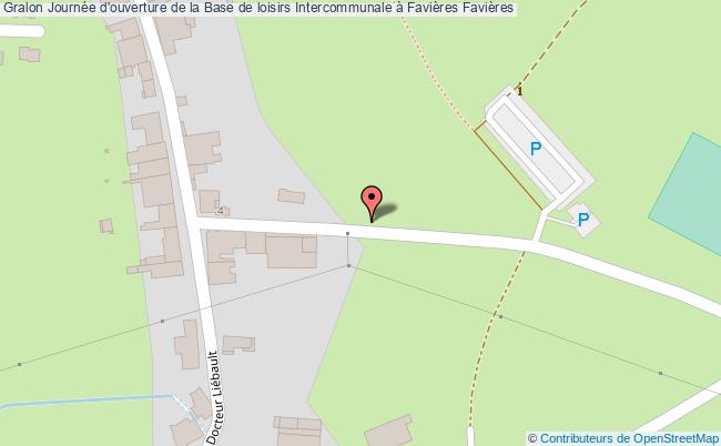 plan Journée D'ouverture De La Base De Loisirs Intercommunale à Favières Favières Favières