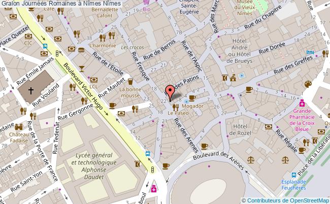 plan Journées Romaines à Nîmes Nîmes Nîmes