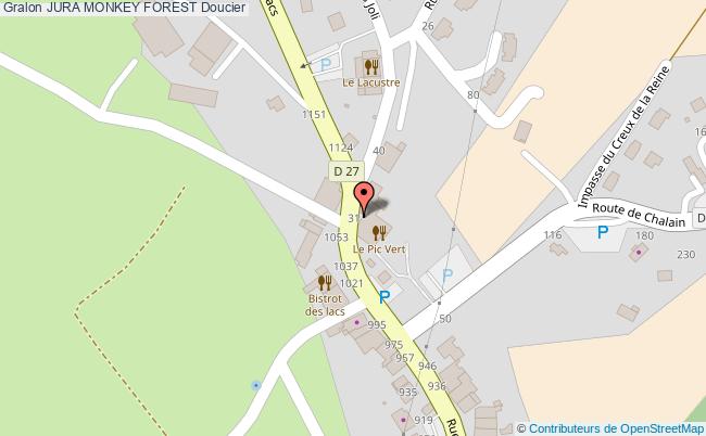 plan Jura Monkey Forest Doucier Doucier