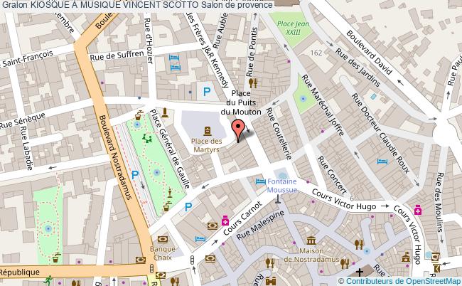 plan Kiosque À Musique Vincent Scotto Salon De Provence Salon de provence