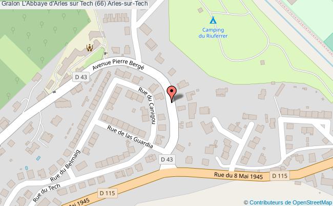 plan L'abbaye D'arles Sur Tech (66) Arles-sur-tech Arles-sur-Tech