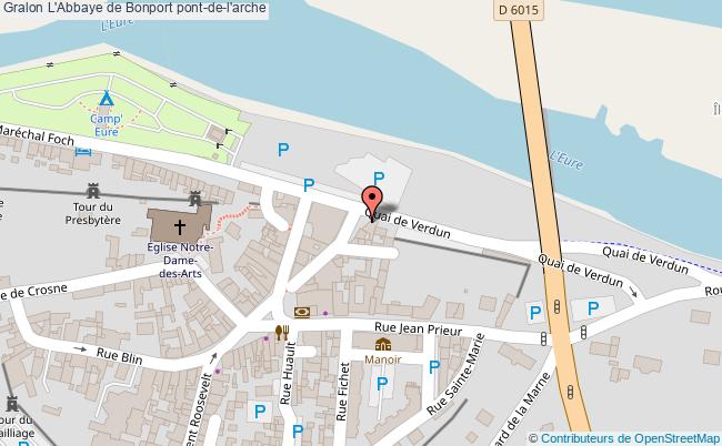 plan L'abbaye De Bonport Pont-de-l'arche pont-de-l'arche