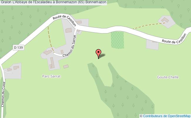 plan L'abbaye De L'escaladieu à Bonnemazon (65) Bonnemazon Bonnemazon