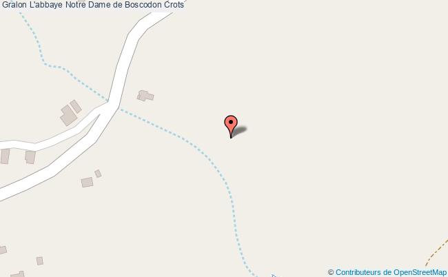 plan L'abbaye Notre Dame De Boscodon Crots Crots