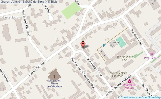 plan L'ancien Evêché De Blois (41) Blois Blois