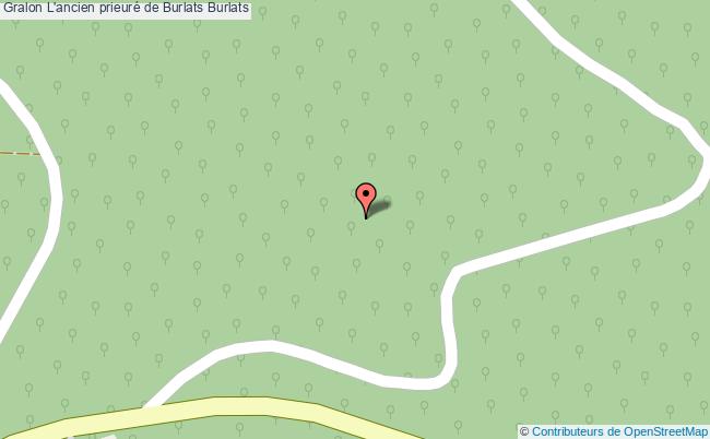 plan L'ancien Prieuré De Burlats Burlats Burlats