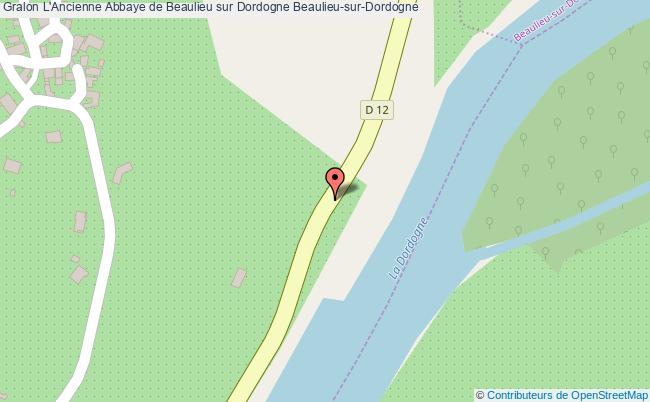 plan L'ancienne Abbaye De Beaulieu Sur Dordogne Beaulieu-sur-dordogne Beaulieu-sur-Dordogne
