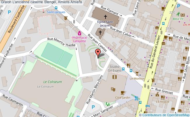 plan L'ancienne Caserne Stengel, Amiens Amiens Amiens