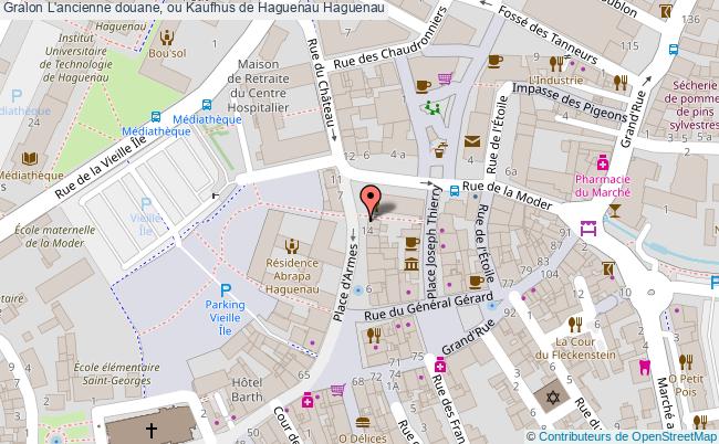 plan L'ancienne Douane, Ou Kaufhus De Haguenau Haguenau Haguenau