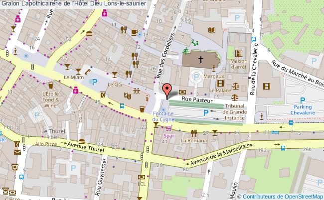 plan L'apothicairerie De L'hôtel Dieu Lons-le-saunier Lons-le-saunier