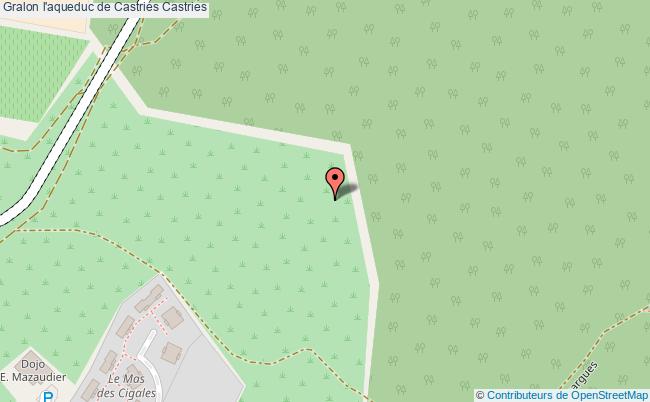 plan L'aqueduc De Castries Castries Castries