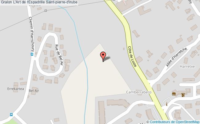 plan L'art De L'espadrille Saint-pierre-d'irube Saint-pierre-d'irube