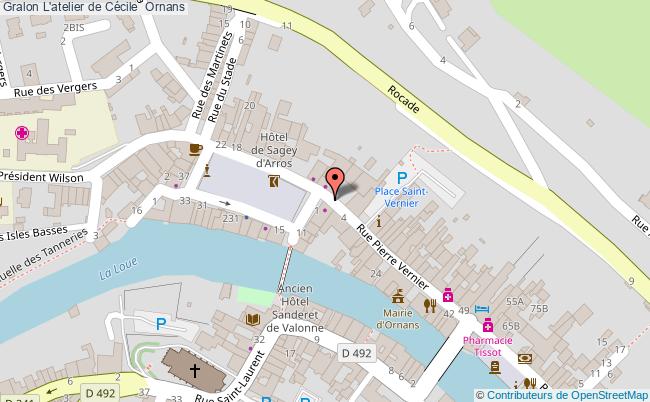 plan L'atelier De Cécile  Ornans Ornans