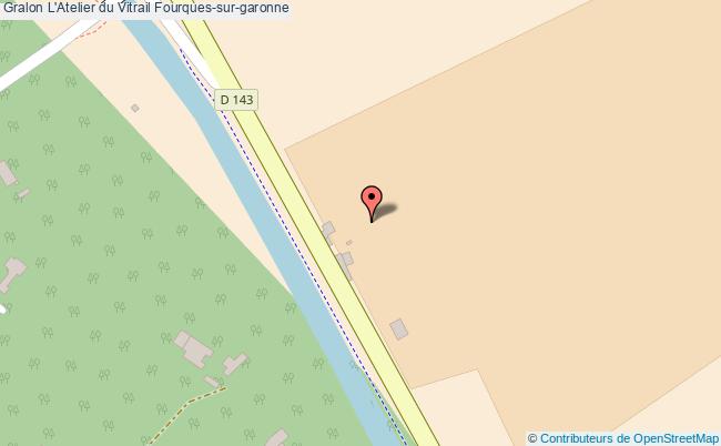 plan L'atelier Du Vitrail Fourques-sur-garonne Fourques-sur-garonne