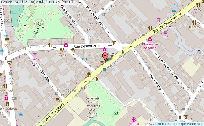 plan L'aviatic Bar, Café, Paris Xv Paris 15 Paris 15