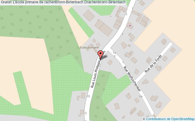 plan L'école Primaire De Rachenbronn-birlenbach Drachenbronn-birlenbach Drachenbronn-Birlenbach