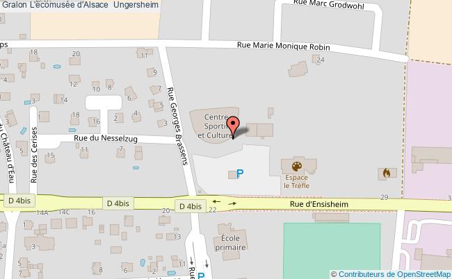 plan L'écomusée D'alsace  Ungersheim Ungersheim