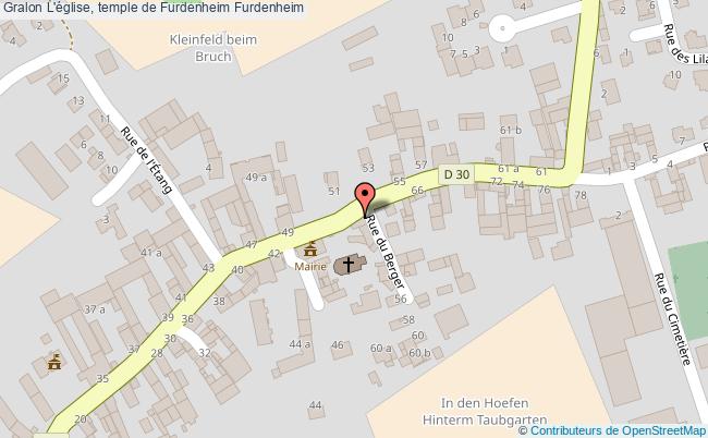 plan L'église, Temple De Furdenheim Furdenheim Furdenheim