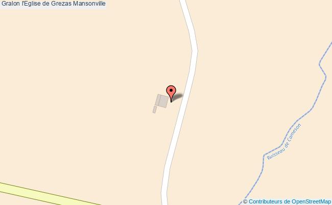 plan L'eglise De Grezas Mansonville Mansonville