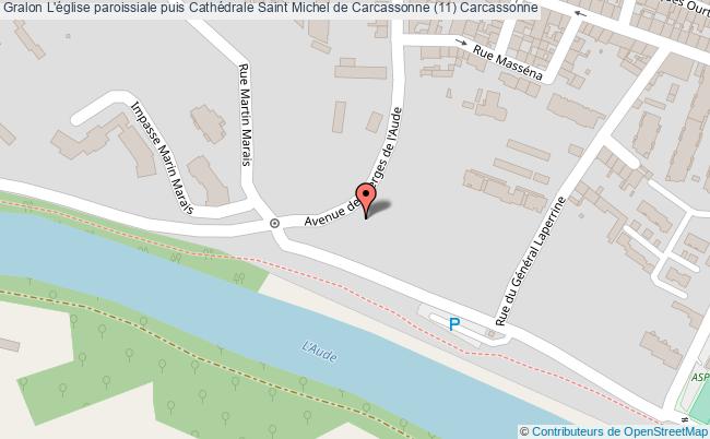 plan L'église Paroissiale Puis Cathédrale Saint Michel De Carcassonne (11) Carcassonne Carcassonne
