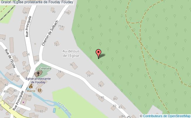 plan L'eglise Protestante De Fouday Fouday Fouday