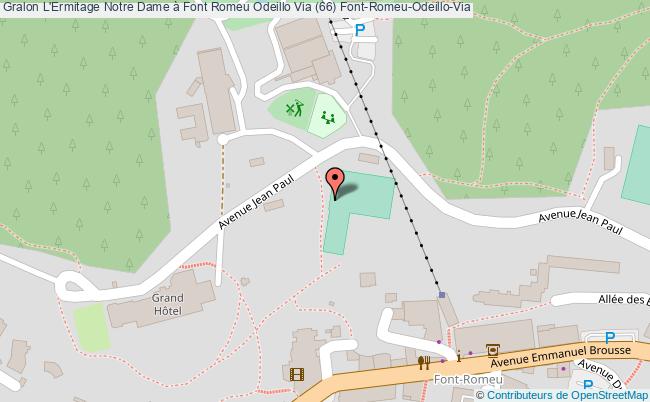 plan L'ermitage Notre Dame à Font Romeu Odeillo Via (66) Font-romeu-odeillo-via Font-Romeu-Odeillo-Via
