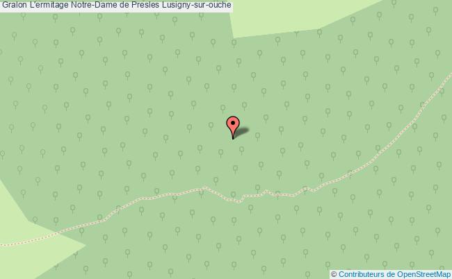 plan L'ermitage Notre-dame De Presles Lusigny-sur-ouche Lusigny-sur-ouche