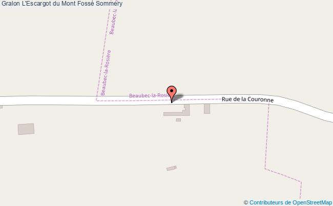 plan L'escargot Du Mont Fossé Sommery Sommery