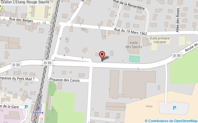 plan L'etang Rouge Seurre Seurre