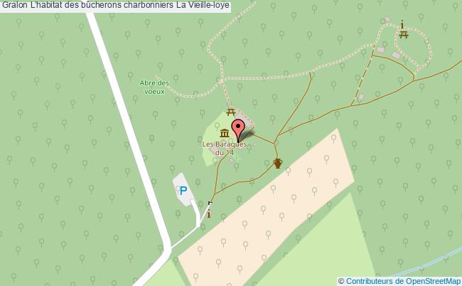 plan L’habitat Des Bûcherons Charbonniers La Vieille-loye La Vieille-loye