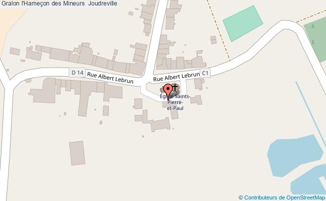 plan L'hameçon Des Mineurs  Joudreville Joudreville