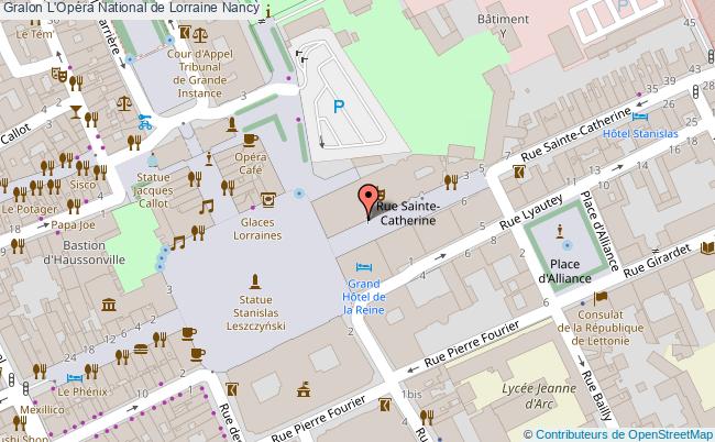 plan L'opéra National De Lorraine Nancy Nancy