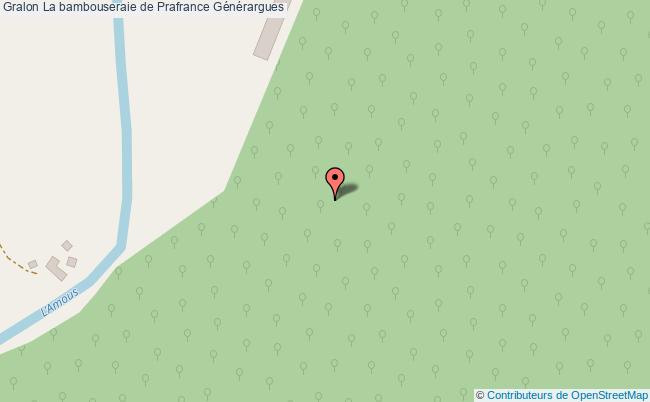 plan La Bambouseraie De Prafrance Générargues Générargues